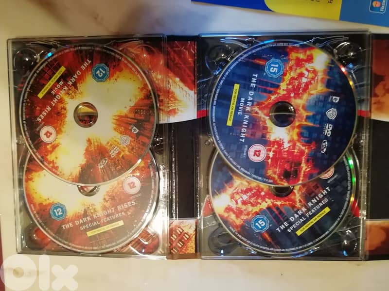 Batman The Dark Knight Trilogy DVD Limited Edition lenticular Boxset 3
