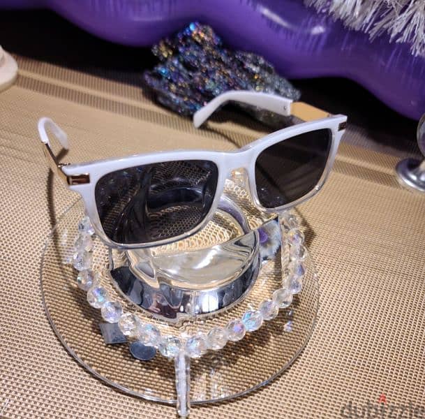 PRADA WHITE AND GOLD luxury women sunglasses 1