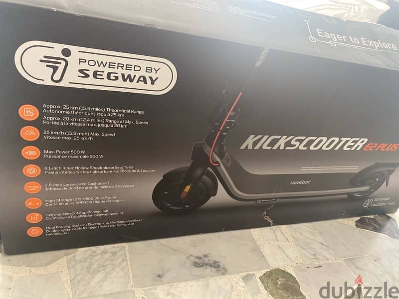 Scooter Ninebot E2 Plus 3