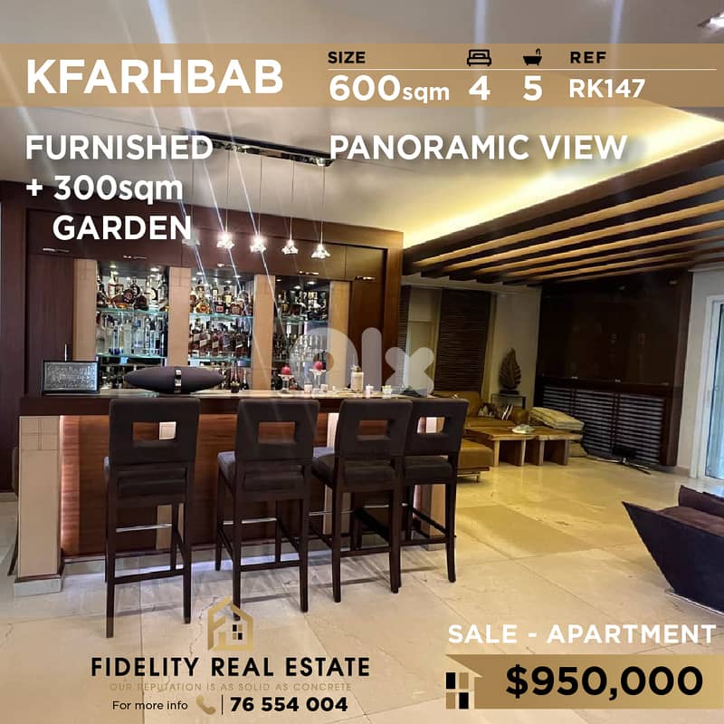Apartment for sale in Kfarhbab RK147 شقة للإيجار في كفرحباب 0