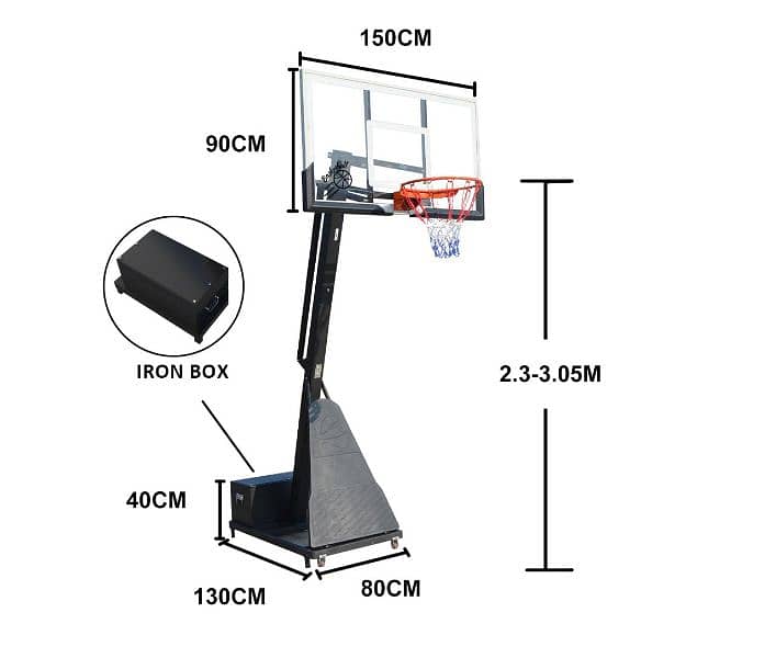 Now 580$ movable basketball hoop ( easy slam dunk) 1