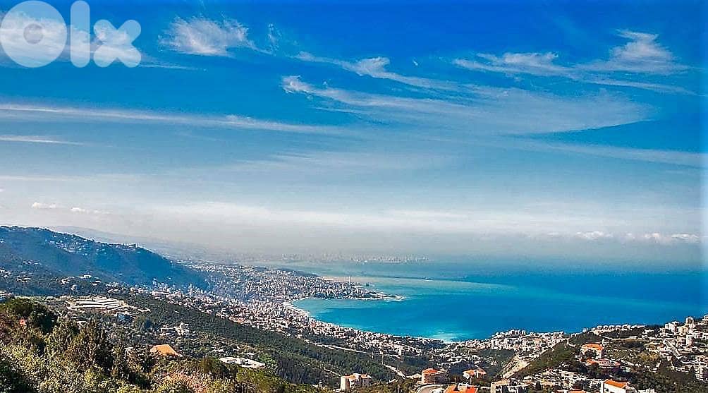 1455 SQM Land in Kfour, Keserwan with Sea & Mountains View 0