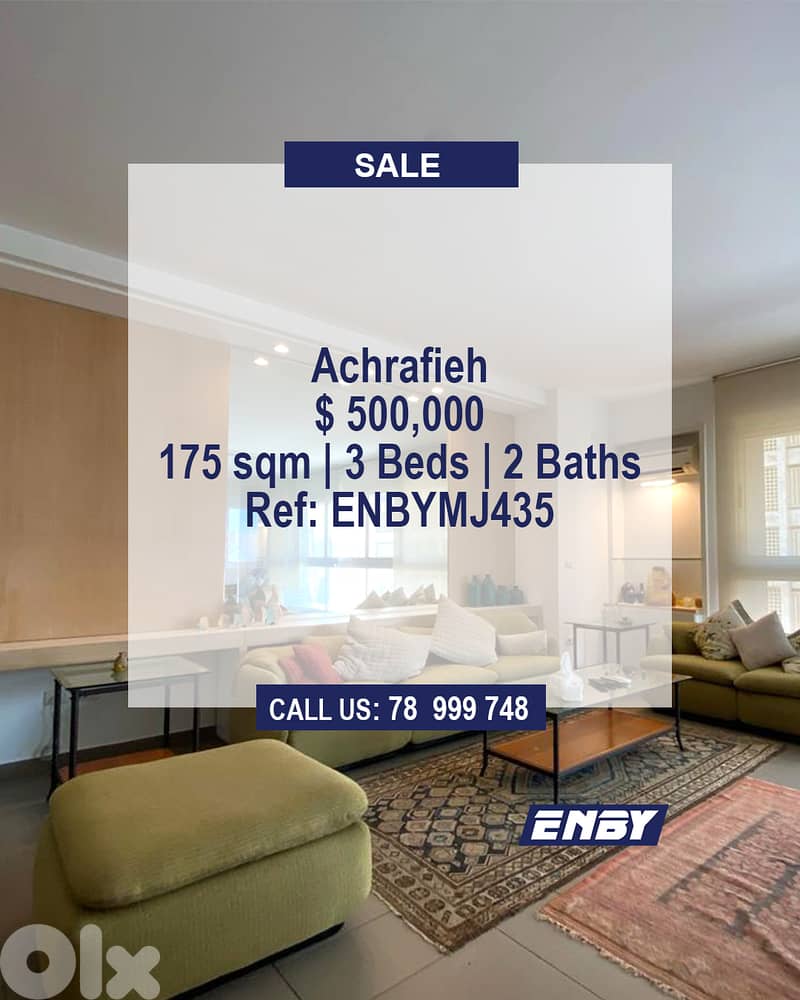 Apartment for sale in Achrafieh | Spacious | Prime Location 0