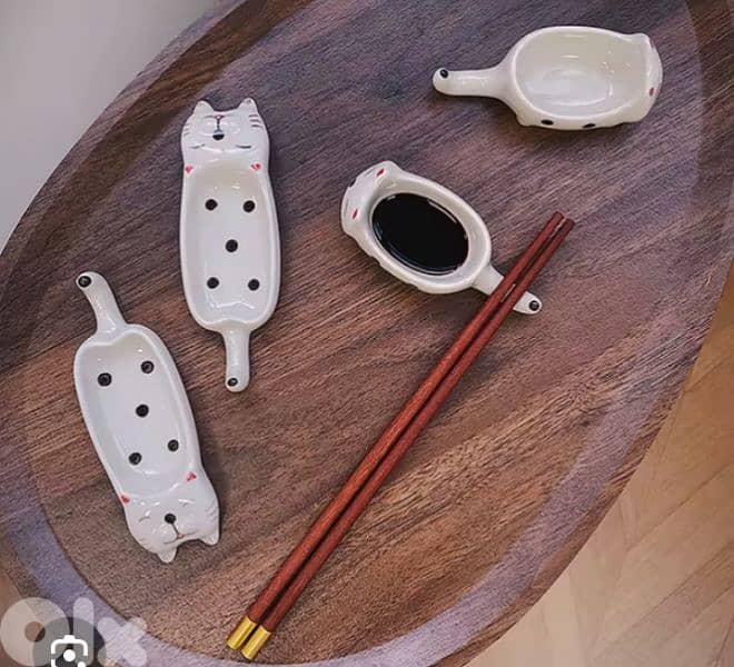 cute cat sauce plates 3