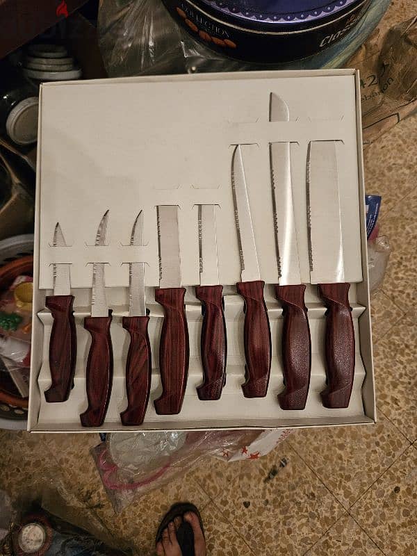 set couteaux 0