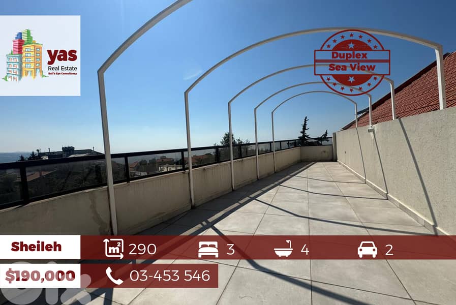 Sheileh 290m2 | Duplex | Terrace | New | Calm Area | TO 0