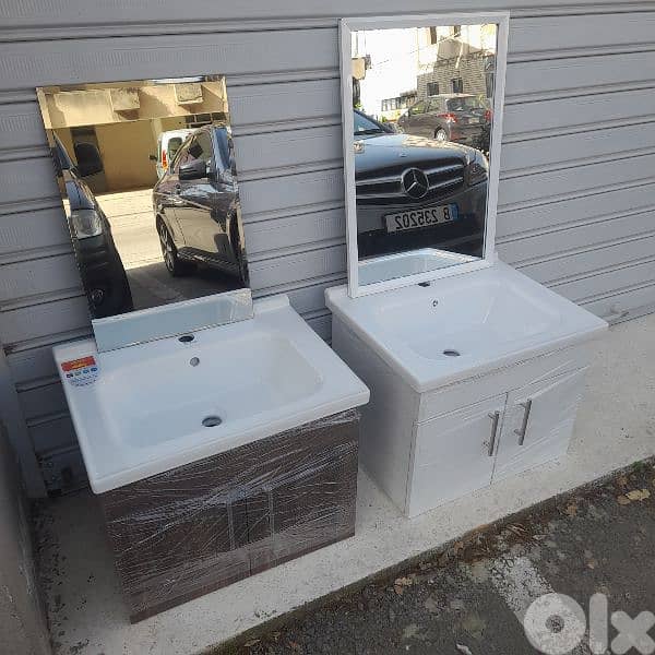 مغاسل اونكستري جديدي مع مراية 0