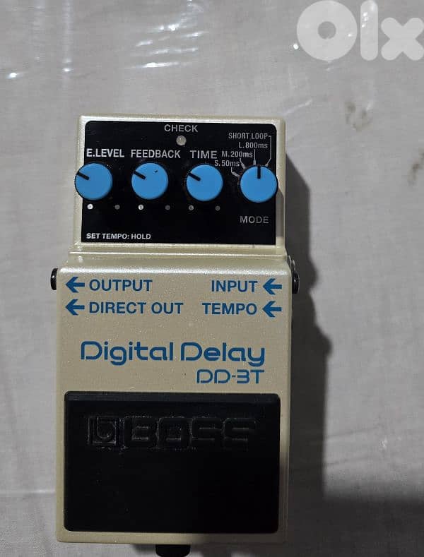 Boss DD3T digital delay pedal 0