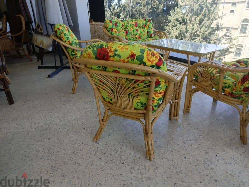 outdoor furniture natural bamboo made in Indonesia 0