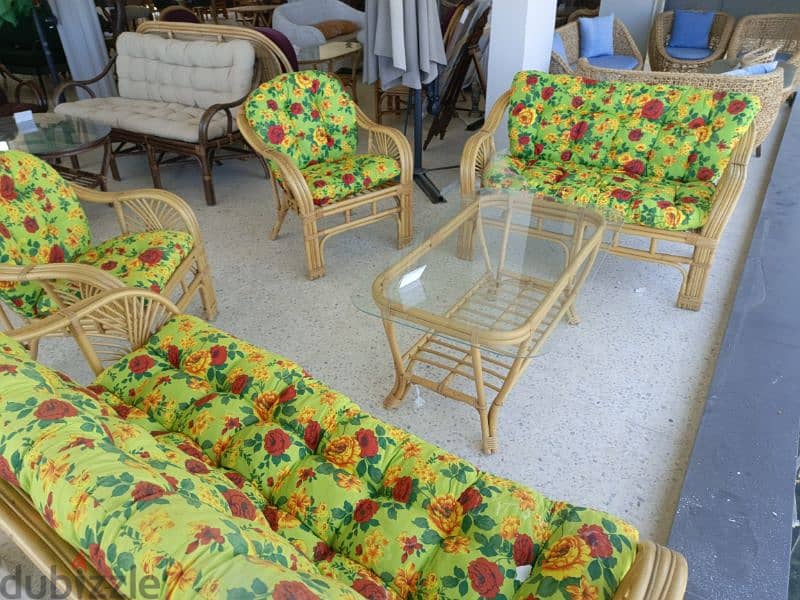 outdoor furniture natural bamboo made in Indonesia 3