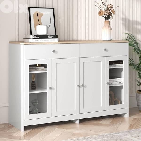 White wood grain sideboard 2