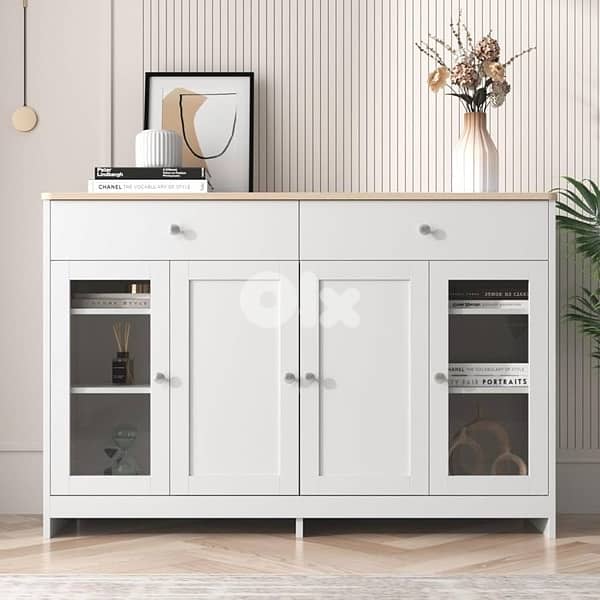 White wood grain sideboard 3