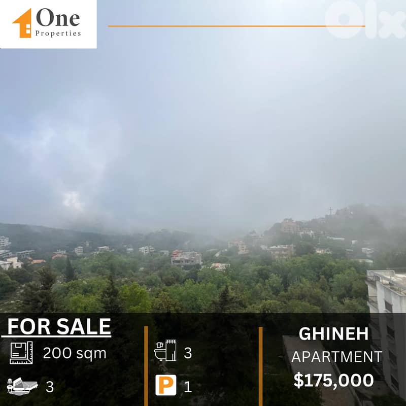 APARTMENT FOR SALE IN GHINEH-KESEROUANE 0