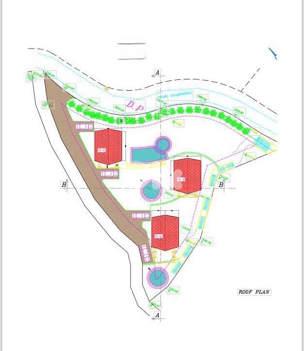 Land for Sale with Bungalows Project أرض للبيع مع مشروع البنغلات 2