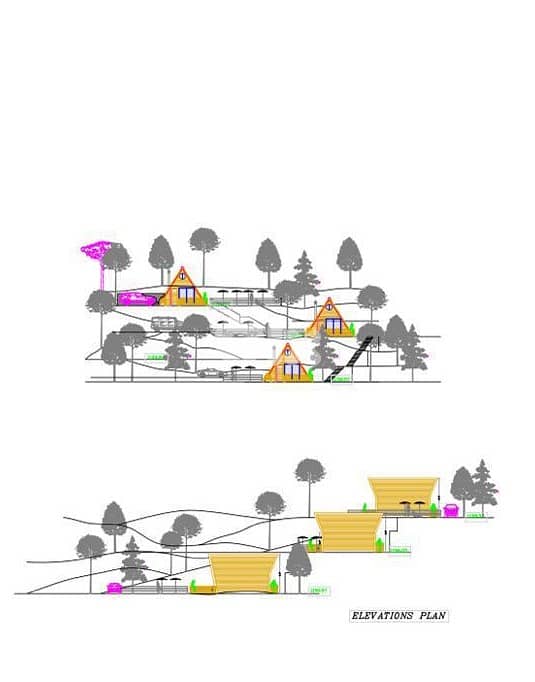 Land for Sale with Bungalows Project أرض للبيع مع مشروع البنغلات 3