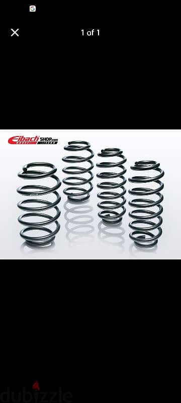 Eibach lowering springs 1