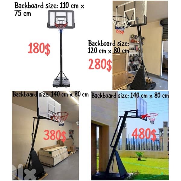 Basketball hoops all sizes 0