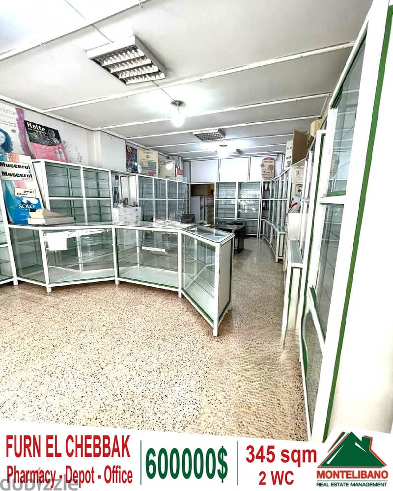 Commercials 345 sqm For Sale in Furn El Chebbak !!! 0