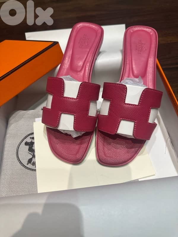 Hermes oran sandals size 39 COPY A 2