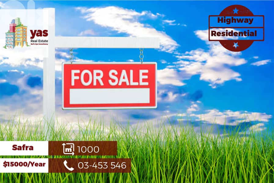 Safra 1000m2 | Residential Land | Rent | Highway | ABA 0