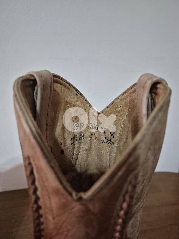 Loblan leather cowboy boots 2
