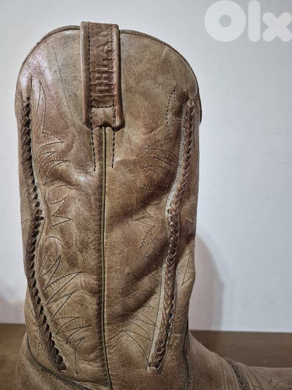 Loblan leather cowboy boots 3