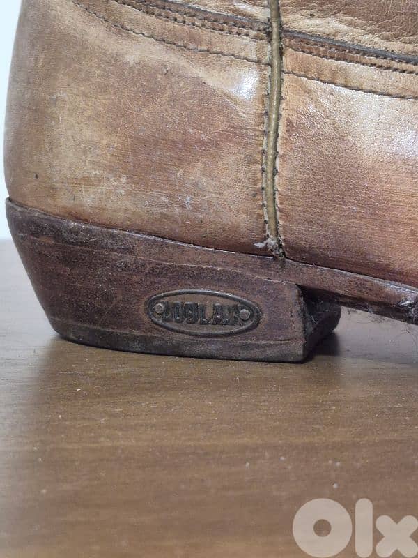 Loblan leather cowboy boots 4