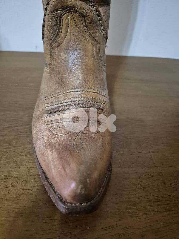 Loblan leather cowboy boots 5