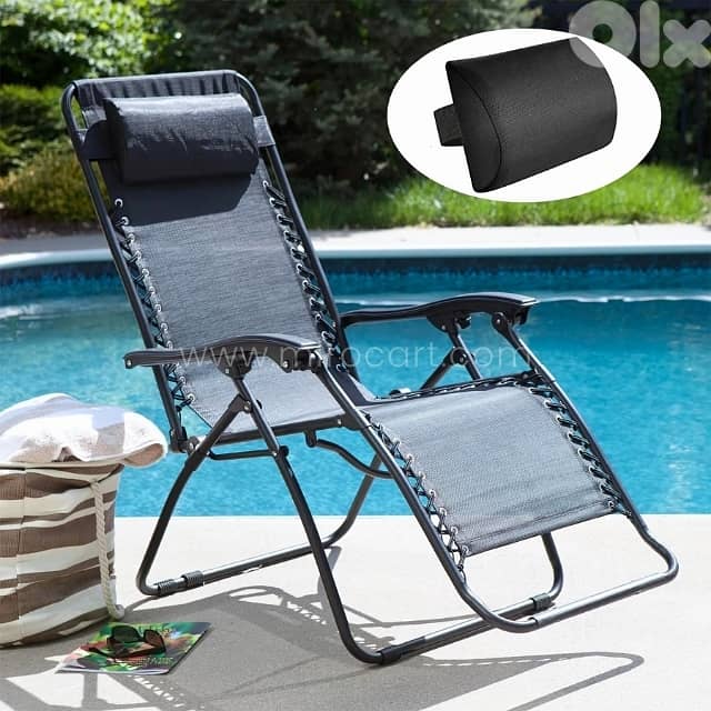 Relaxing Zero-Gravity Sun Lounger – Adjustable Comfort, Holds 400lb 7
