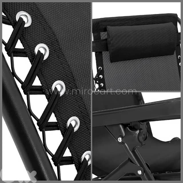 Relaxing Zero-Gravity Sun Lounger – Adjustable Comfort, Holds 400lb 11