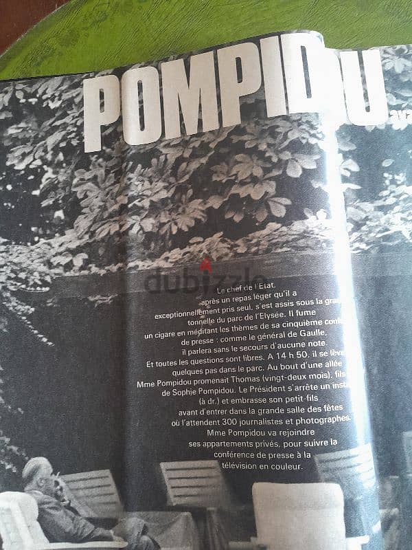 PARIS MATCH 1971 Hirohito/Pompidu Edition. 1