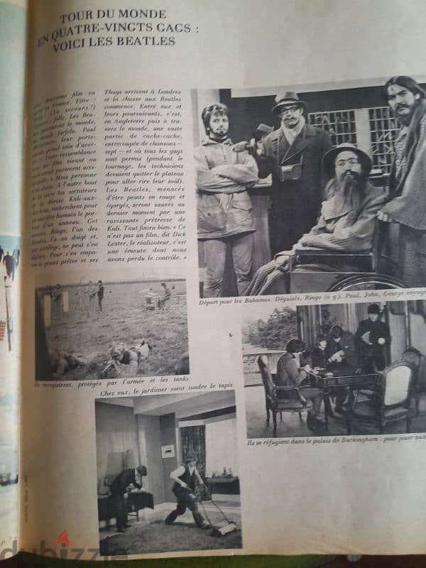 Vintage Paris Match 1965 HIROSHIMA, The Beatles,Salvador Dali SPECIAL 9