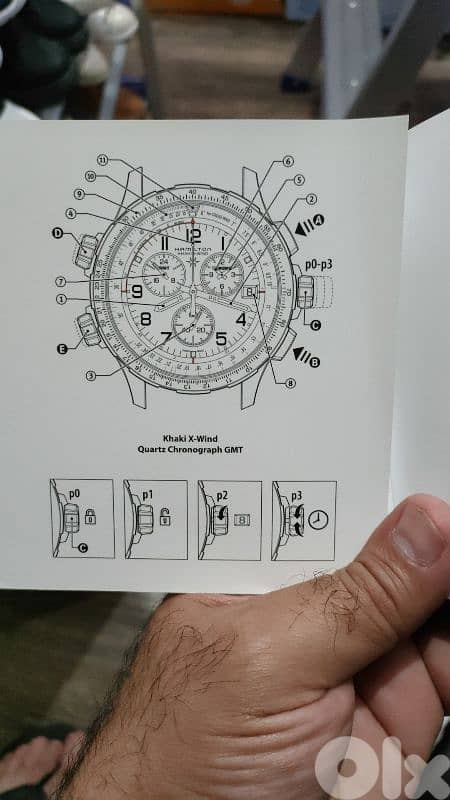 Hamilton khaki X wind rose gold H 776960 10