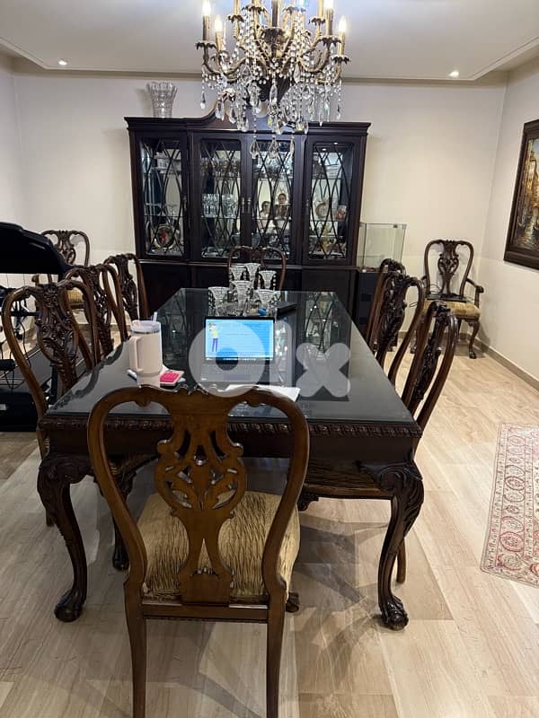 full wood dining room 0