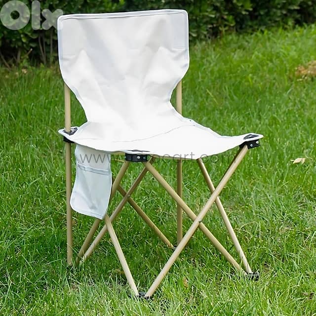 Easy-Fold Camping Chair – Ultra-Light & Waterproof with Bag & Pocket 0