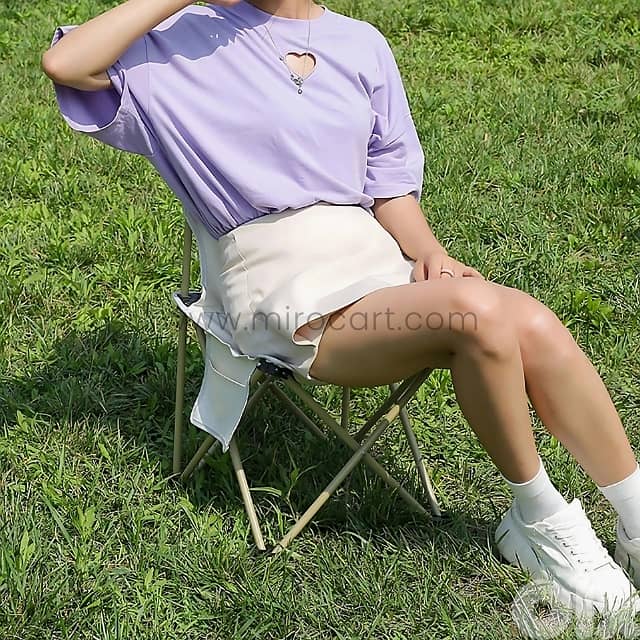 Easy-Fold Camping Chair – Ultra-Light & Waterproof with Bag & Pocket 9