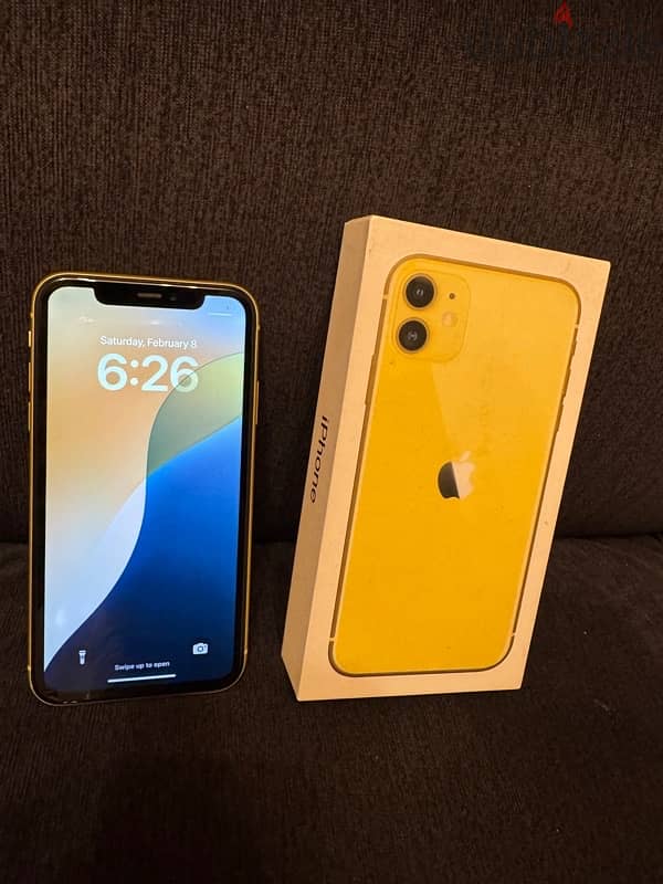 iphone 11 128gb changed screen and battery with charge and box 1