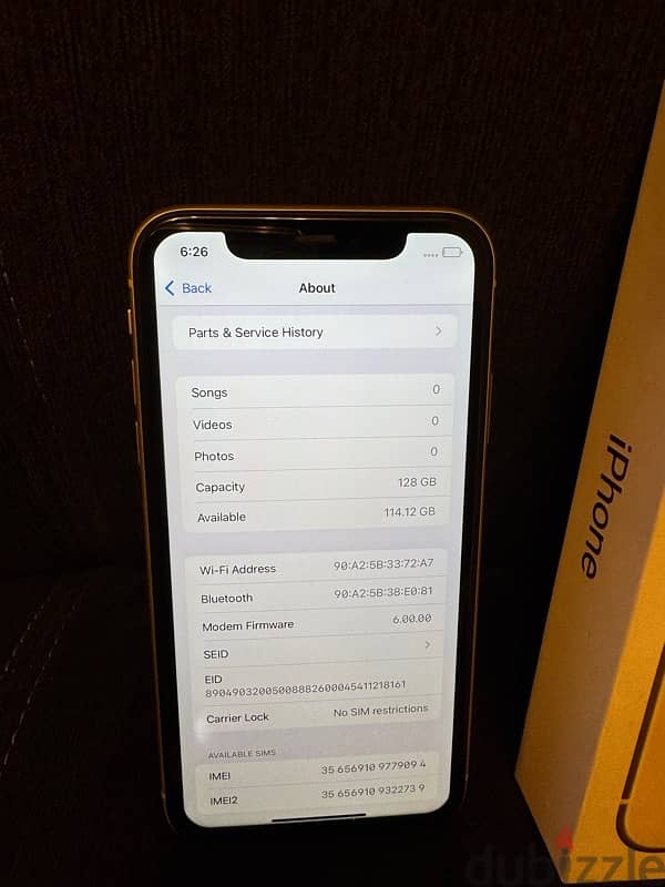 iphone 11 128gb changed screen and battery with charge and box 2