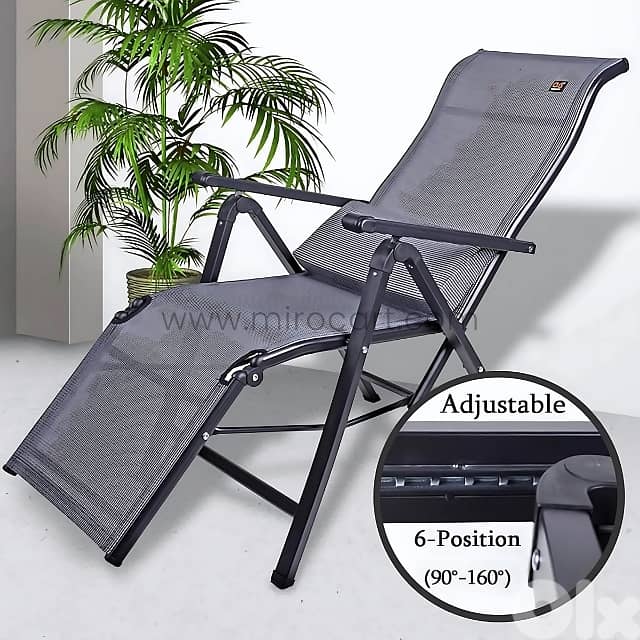 Premium Zero-Gravity Lounge Chair with 6 Positions for Home & Outdoors 8