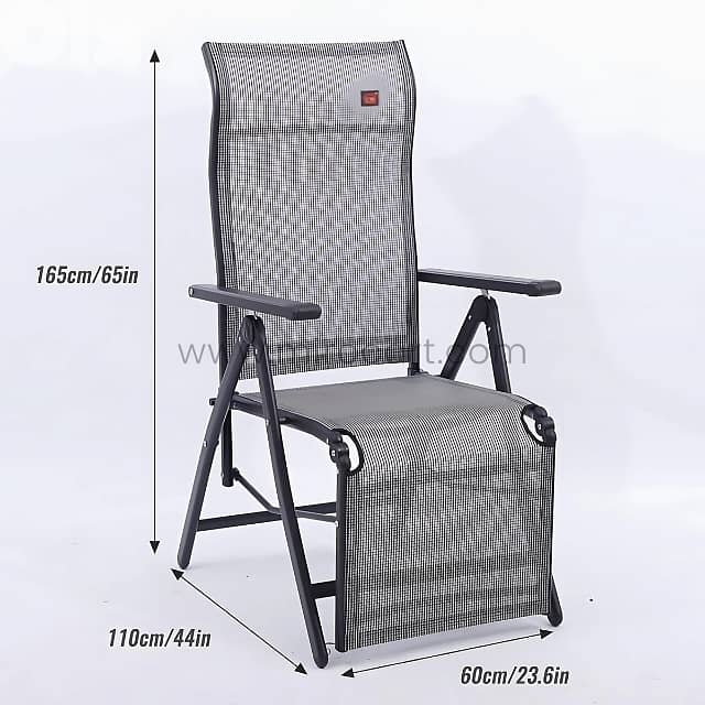 Premium Zero-Gravity Lounge Chair with 6 Positions for Home & Outdoors 9