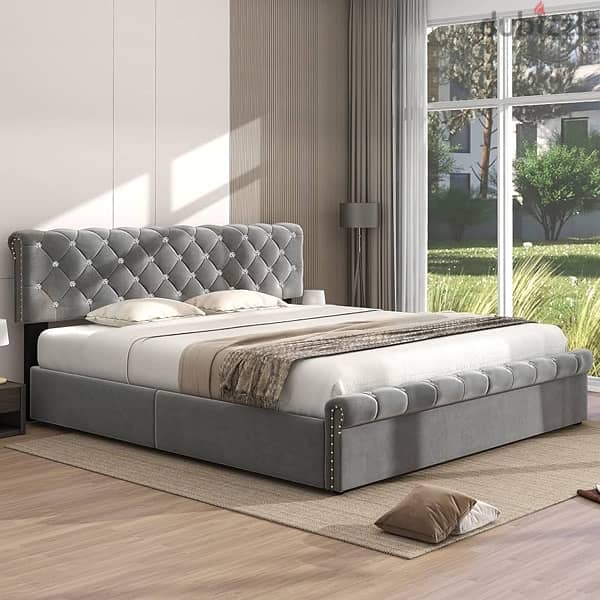 grey bed 7
