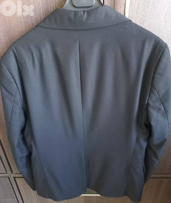 Graduation Black 3-piece Suit,Size 46 3