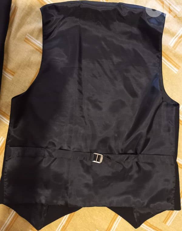 Graduation Black 3-piece Suit,Size 46 6