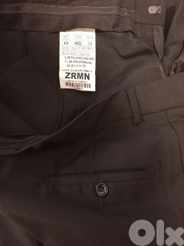 Graduation Black 3-piece Suit,Size 46 7