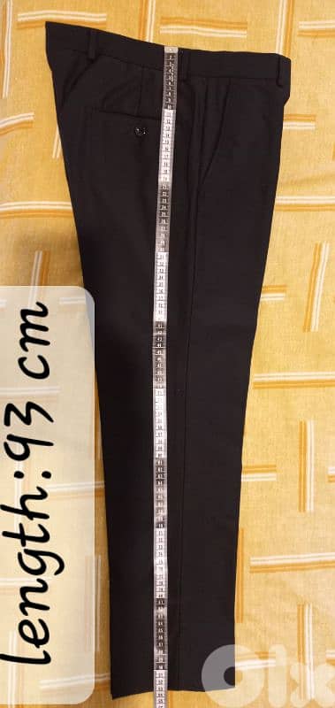 Graduation Black 3-piece Suit,Size 46 9