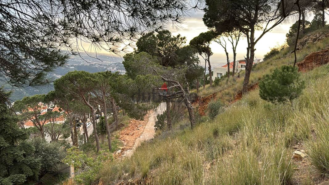 789m2 Land +Mountain/sea view 4 Sale in Bet Mery -أرض للبيع في بيت مري 0