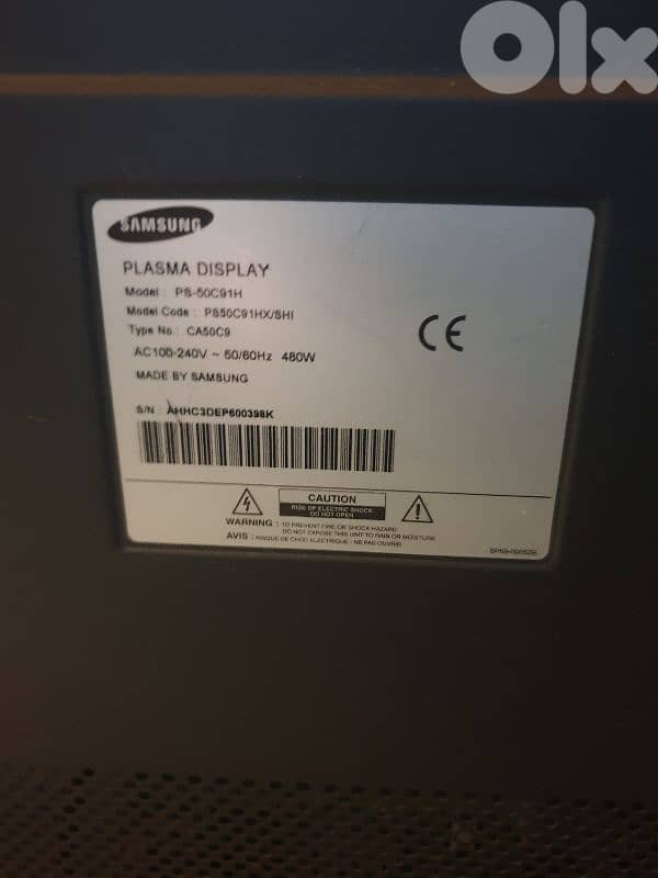 Samsung Plasma Tv 50" very clean 1