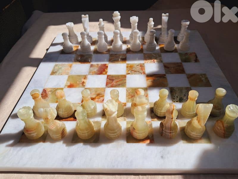 Original Onyx Chess 40x40cm hand made 0