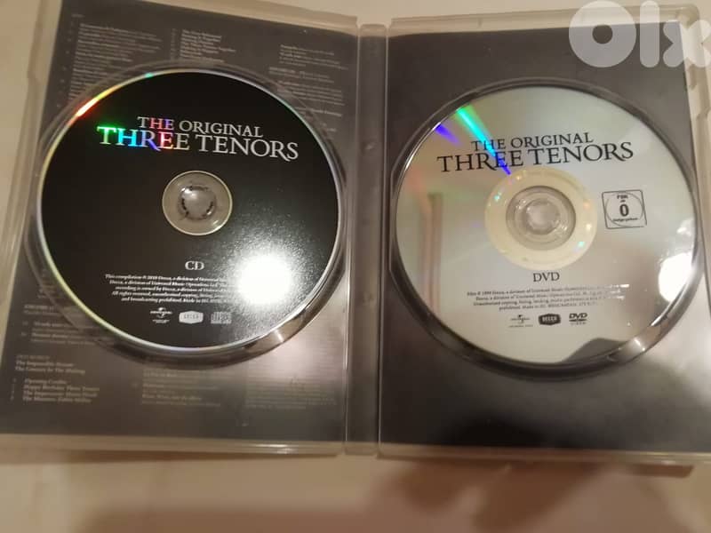 The original three tenors 20th anniversary special edition  DVD + CD 1