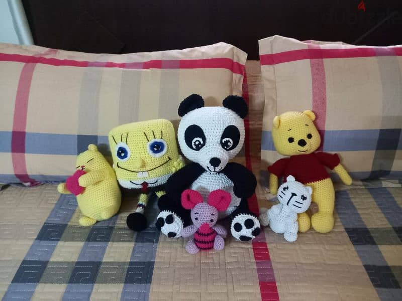 handmade knitted crochet toys 4